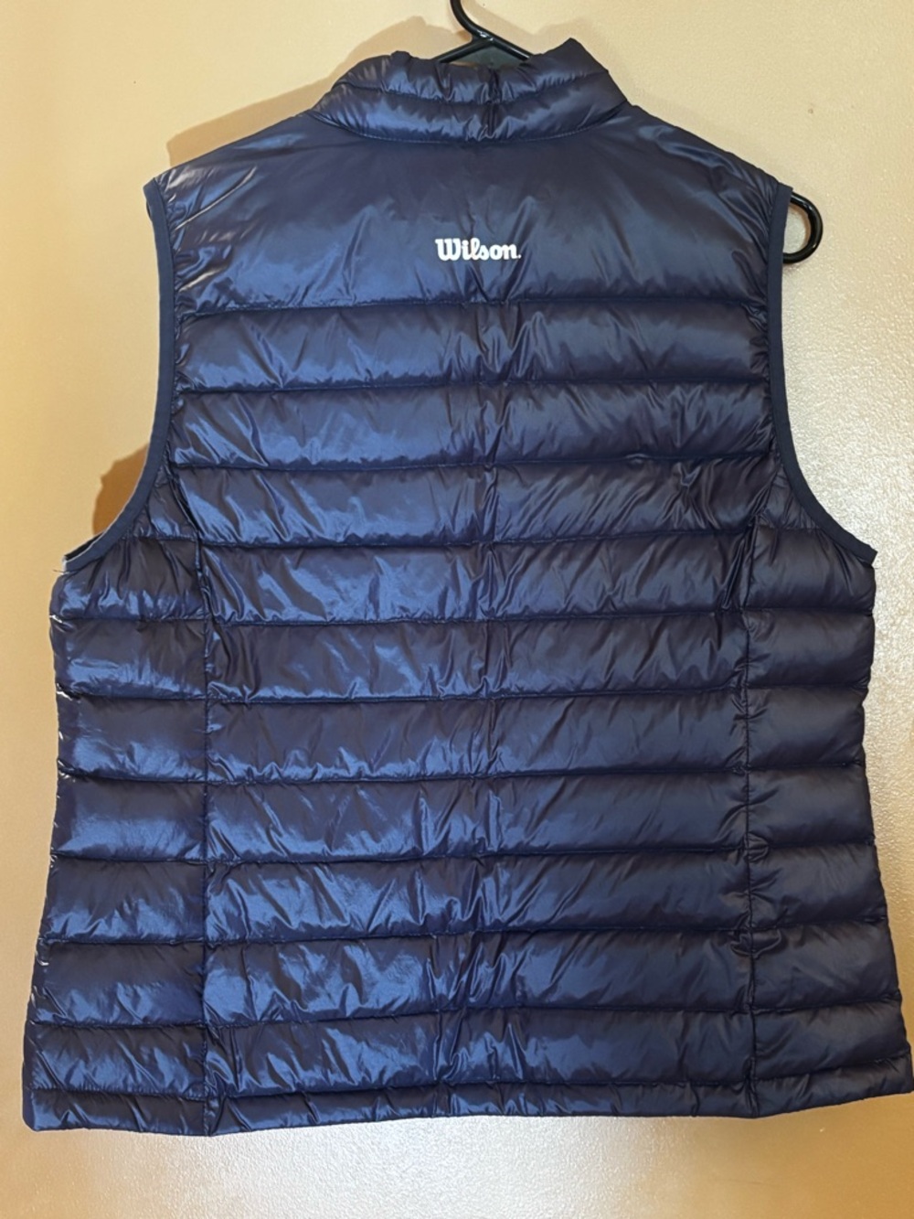 Wilson Navy Quilted Puffer Vest XL EUC - Picture 2 of 3